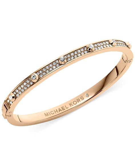 rose gold bracelet michael kors